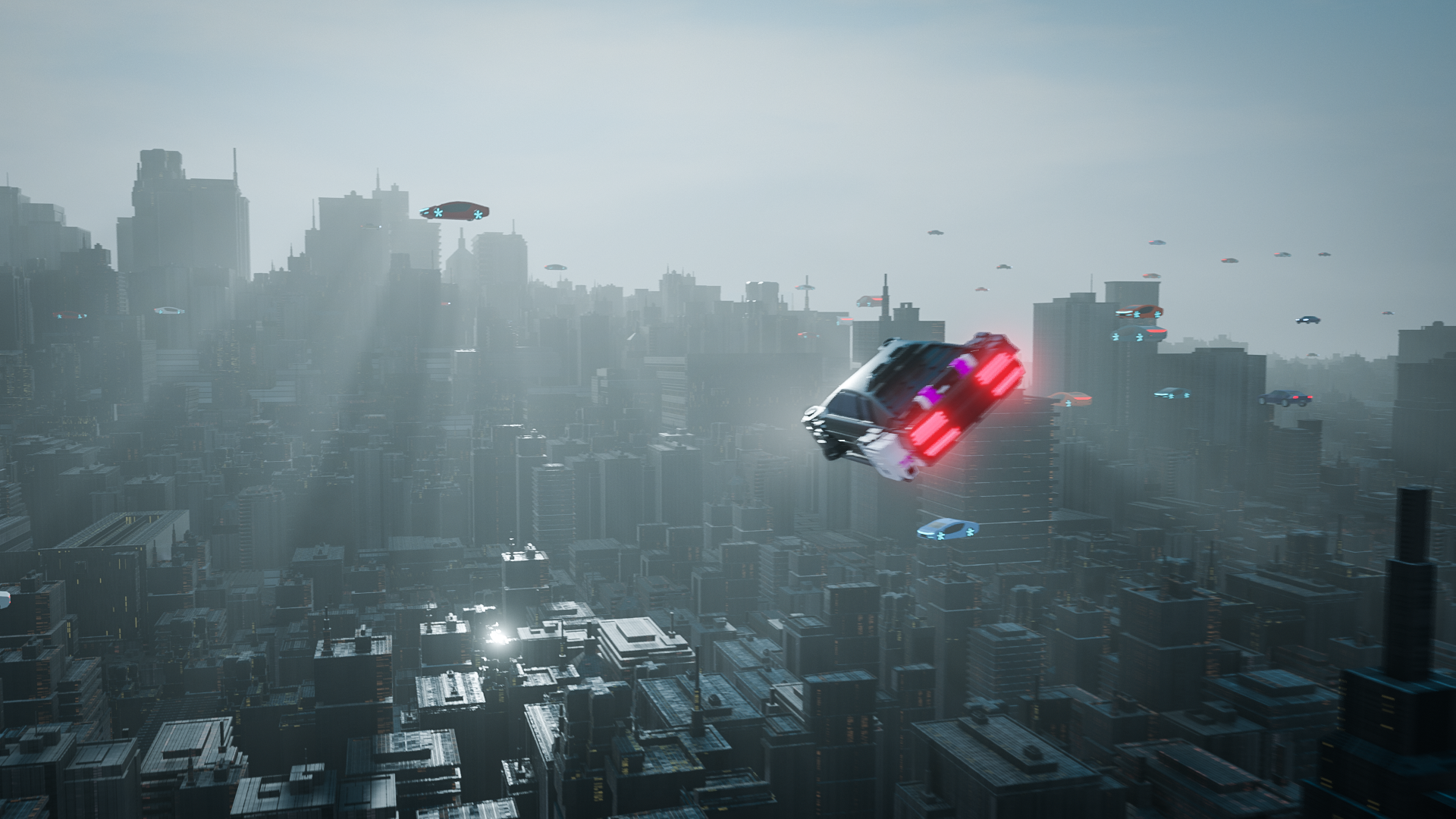 Blade runner style Cityscapes preview image 4
